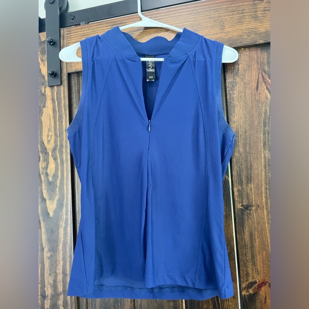 Savvi tank with zipper